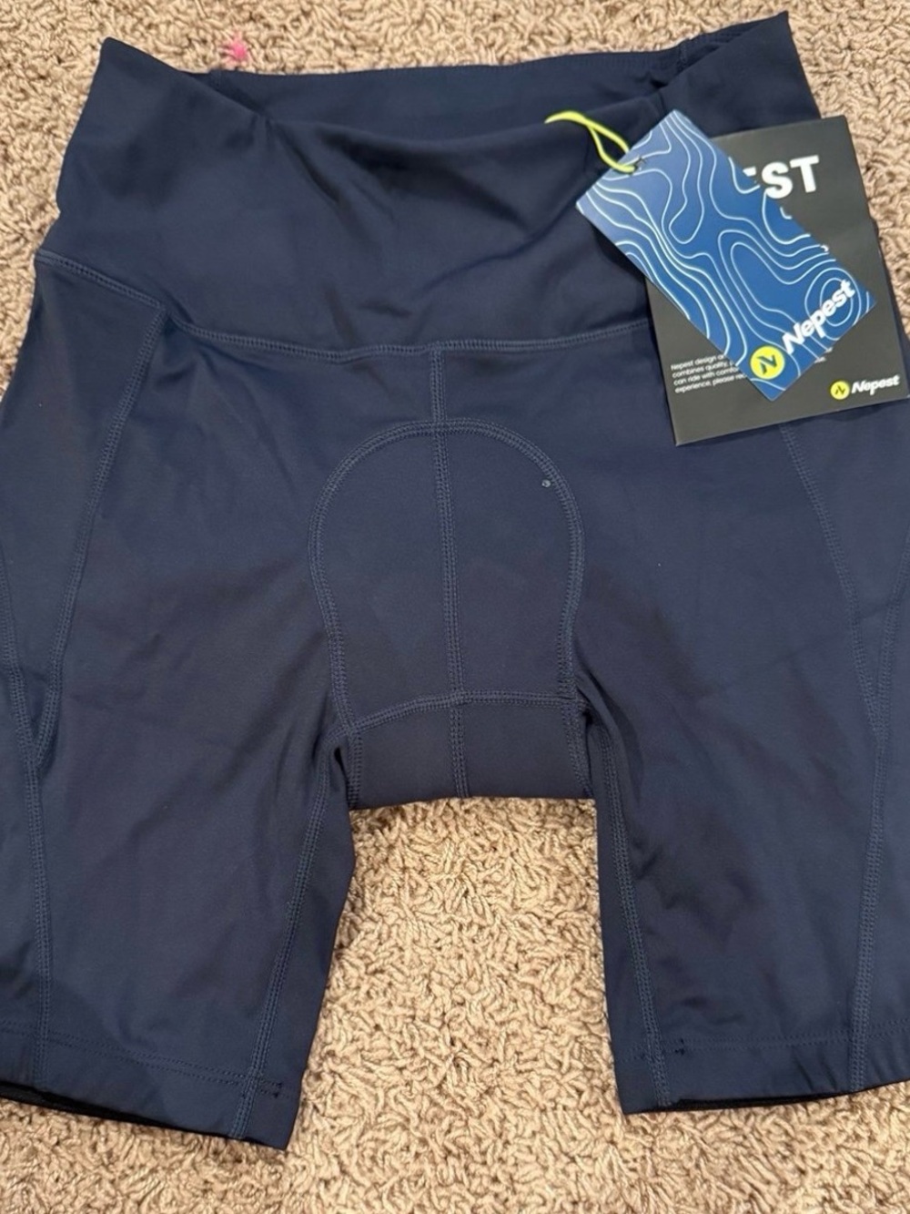Nepest Men’s Navy Athletic Cycling Shorts